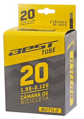 CAMARA BICICLETA BEST ARO 20 X 1.95/2.125 VÁLVULA AUTO