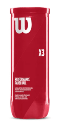 PELOTAS PÁDEL WILSON PERMORFANCE X3