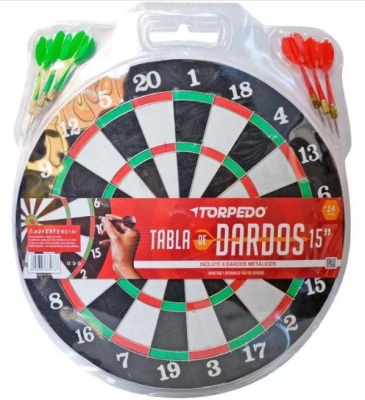 TABLERO DARDOS TORPEDO 17