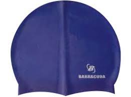 GORRA NATACIÓN BARRACUDA SILICONA AZUL 