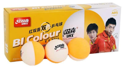 PELOTAS PING PONG DHS BICOLOR 10 UNIDADES