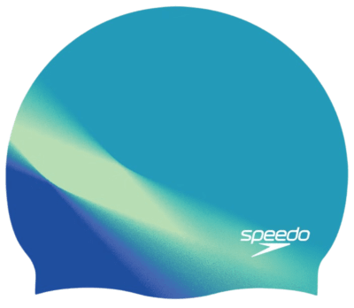 GORRA NATACIÓN SPEEDO SILICONA MULTICOLOR AZUL