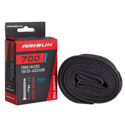 CÁMARA BICICLETA ARISUN 700X18/25C VÁLVULA FRANCESA
