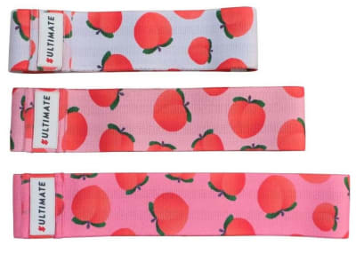 PACK 3 BANDAS ELÁSTICAS ULTIMATE HIP LOOP PEACH