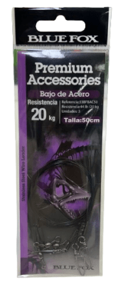 LEADER BLUE FOX ACERO CON GIRATORIO 20 KG 50 CM