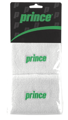 MUÑEQUERAS TOALLA PRINCE BLANCO/VERDE