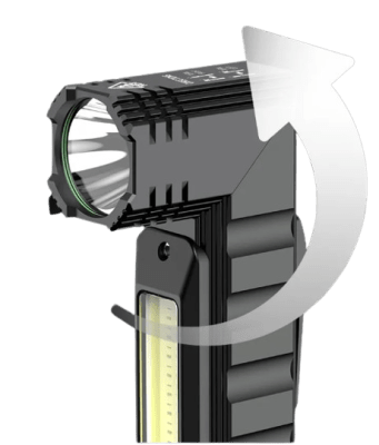 LINTERNA LED AJUSTABLE CON IMÁN RECARGABLE