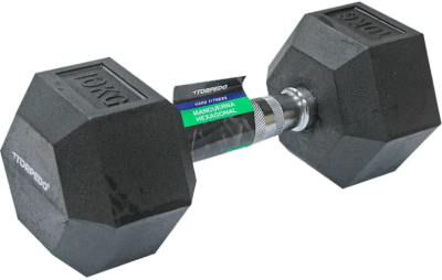 MANCUERNA TORPEDO HEXAGONAL GOMA 10 KG
