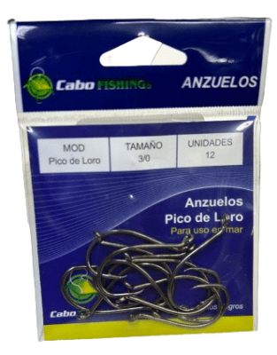 ANZUELO CABO FISHING PICO DE LORO 12 UNIDADES