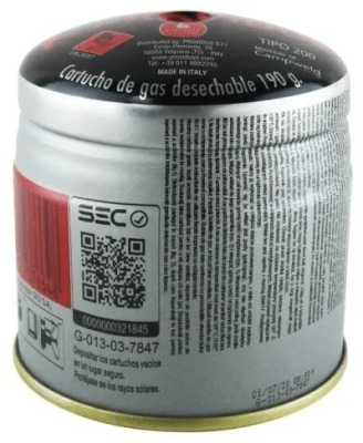 CARTUCHO GAS PROVIDUS 190 GR