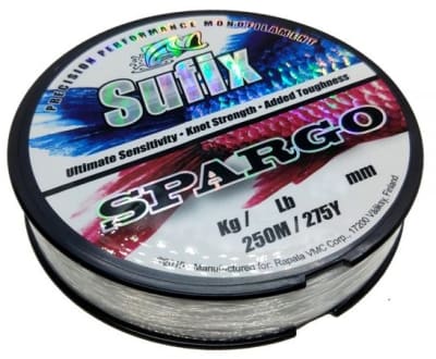 NYLON SUFIX SPARGO 0.45 MM 250 MT