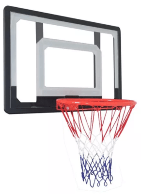 TABLERO + ARO BÁSQUETBOL 82X58 CM