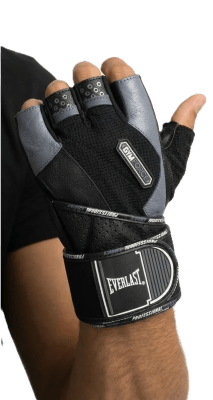GUANTE FITNESS EVERLAST PRO GRIS