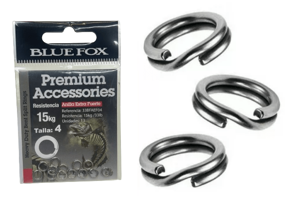 ANILLAS BLUE FOX EXTRA FUERTE 15 KG TALLA 4