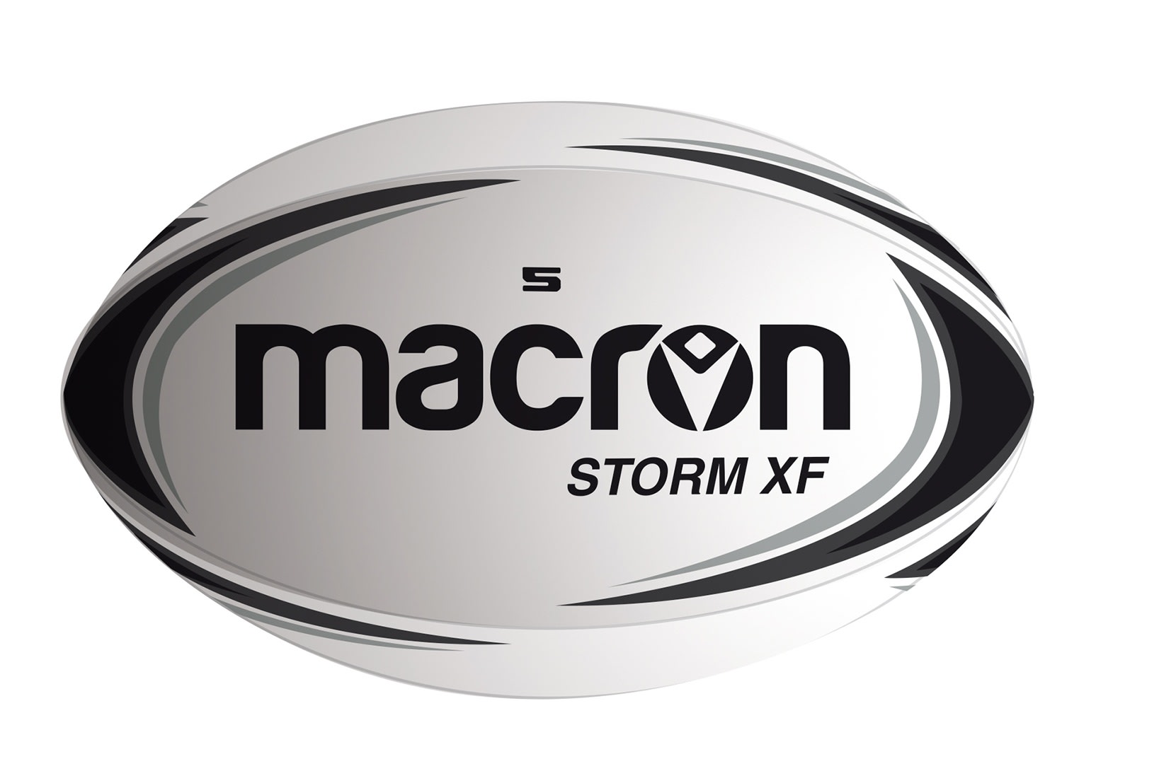 BALÓN RUGBY MACRON N°5 STORM XF NEGRO