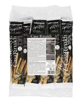 Box Grissini en Aceite extra virgen 450 gr (15grx30pz)