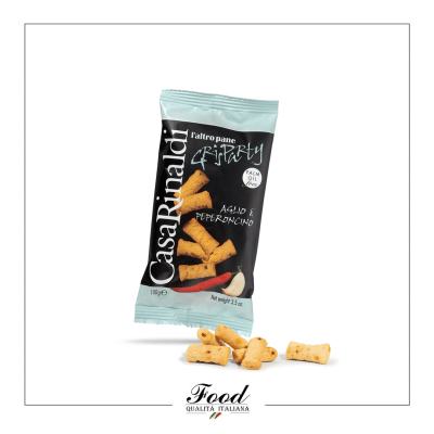 Grisparty aglio oio e peperocino , 100 gr Grisparty aglio oio e peperocino , 100 gr