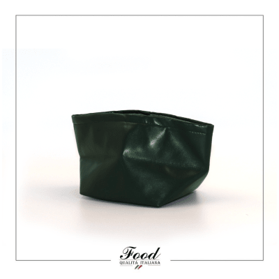 CESTA DE PAN/FOCACCIA  DE CUERO ECOLOGICO  11H