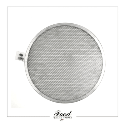 DISCO PIZZA PERFORADO  EN ALUMINIO 33 CM