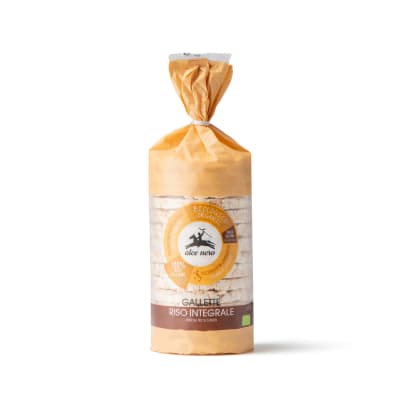 Gallette riso integrale Bio Alce Nero 100g Gallette riso integrale Bio Alce Nero 100g