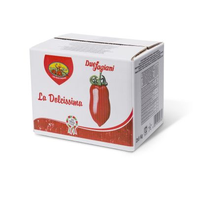 La Dolcissima , Pelati trito , 100% tomate italiano 5 kg La Dolcissima , Pelati trito , 100% tomate italiano 5 kg