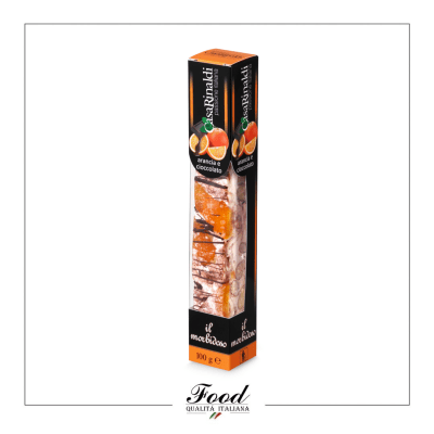 Torrone al  Chocolate Naranja  , 100 gr