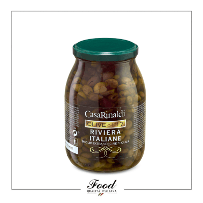 Aceitunas Taggiasche Riviera 950 gr ( descarozadas )