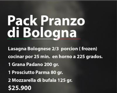 Pack Pranzo di Bologna Pack Pranzo di Bologna