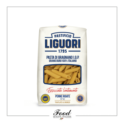LIGUORI IGP PENNE RIGATE n.º 42 , 500gr CLASSICHE LIGUORI IGP PENNE RIGATE n.º 42 , 500gr CLASSICHE