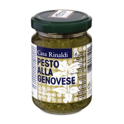 Pesto Genovese  Oliva Extra Virgen , 130 gr 