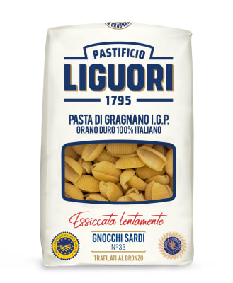 LIGUORI IGP GNOCCHI SARDI n.º33, 500 gr CLASSICHE LIGUORI IGP GNOCCHI SARDI n.º33, 500 gr CLASSICHE