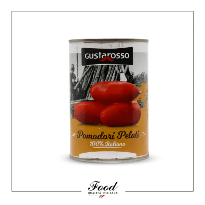 Pelati Superiore, 800 gr 100% italiani GUSTAROSSO Pelati Superiore, 800 gr 100% italiani GUSTAROSSO