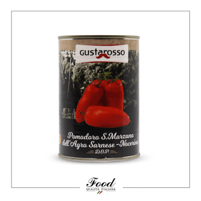 Pelati San Marzano, 800 gr D.O.P. Agro- Sarnese GUSTAROSSO Pelati San Marzano, 800 gr D.O.P. Agro- Sarnese GUSTAROSSO