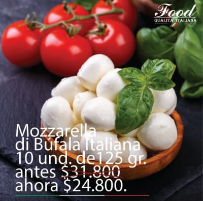*PROMO 10 und Mozzarella di Bufala 125 gr *PROMO 10 und Mozzarella di Bufala 125 gr
