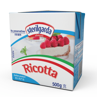 Ricotta 500 gr UHT , sin preservante