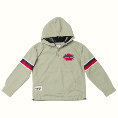 Casaca Capucha Drill Verde Aqua1