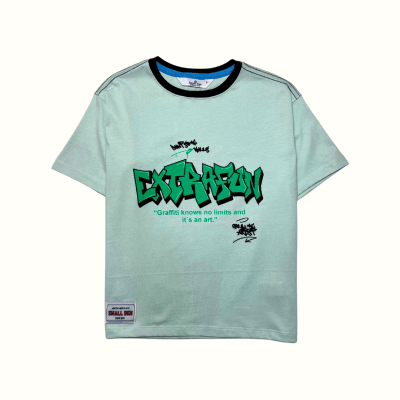 Camiseta Ovz Graffiti Aqua1