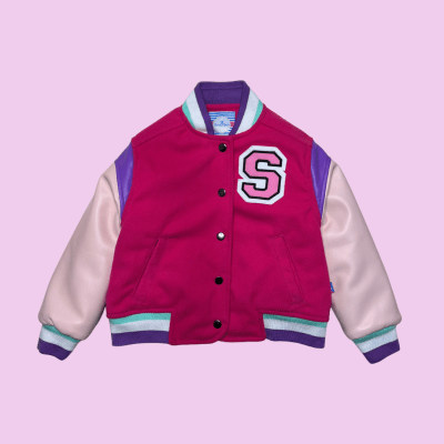 Casaca Bomber Super Girls Fucsia1