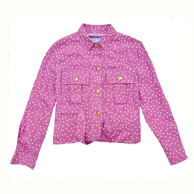 Blusa Puntos Rosado1