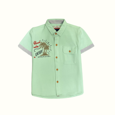 Camisa Pique Beach Aqua1