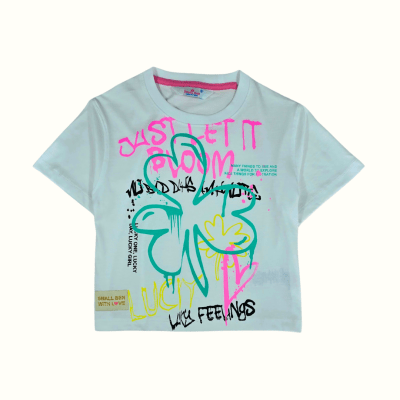 Camiseta Crop Bloom1