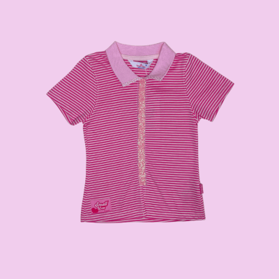 Polo Rayas Box Chicle1