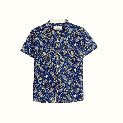 Camisa Neru Piñas Azul1