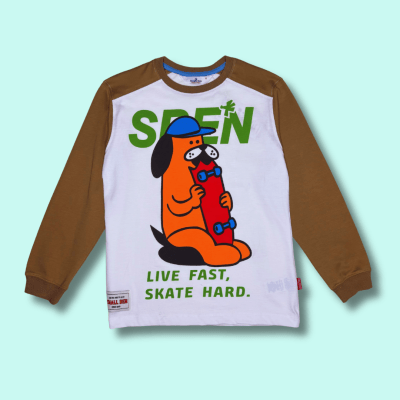 Camiseta Live Beige1