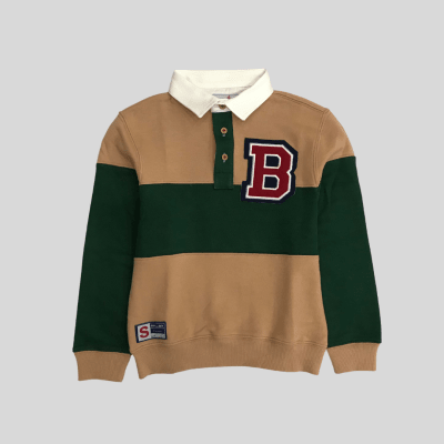 Polo Camisero B Beige/Verde1