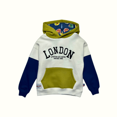 Sudadera Capucha London Block1