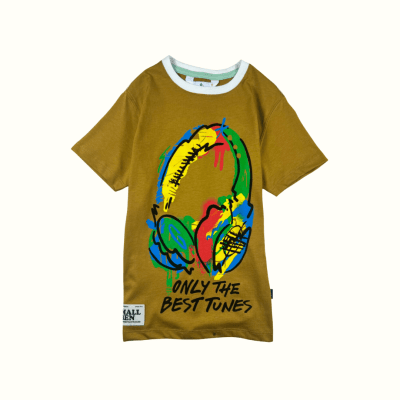 Camiseta Earphones Camell1