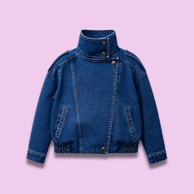 Casaca Denim High Neck1