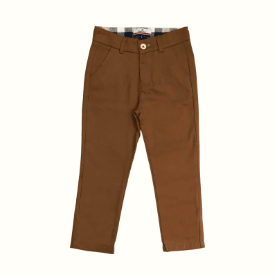 Pantalón Drill Marron1