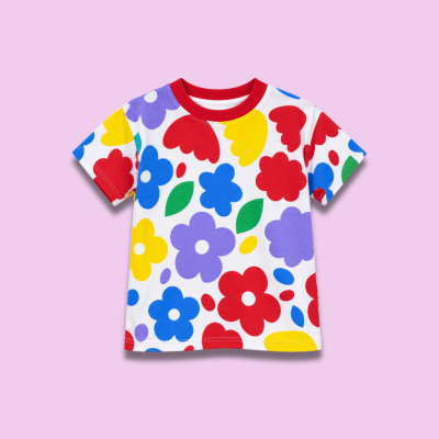 Camiseta Color Bloom Blanco1